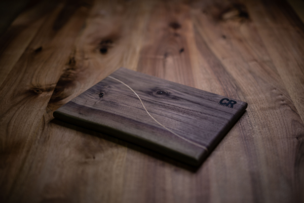 BLACK WALNUT BOARD WITH ASH INLAY