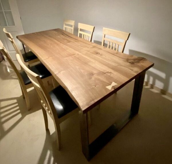 EUROPEAN WALNUT DINING TABLE