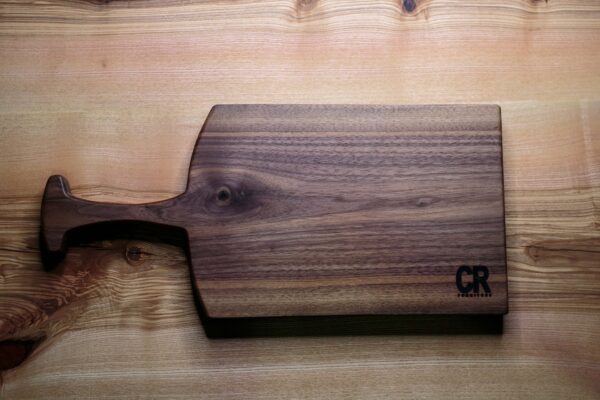 BLACK WALNUT BOARD WITH A HANDLE