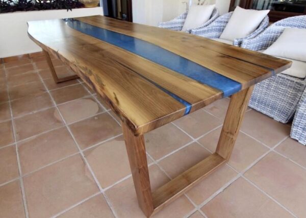 LARGE EPOXY DINING TABLE