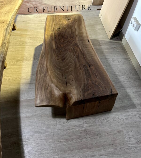 Black walnut live edge coffee table - Image 3