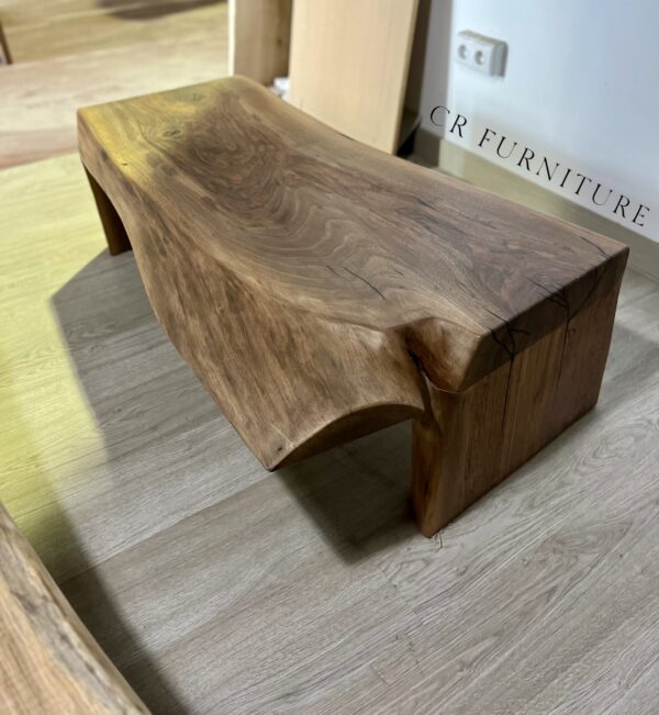 Black walnut live edge coffee table