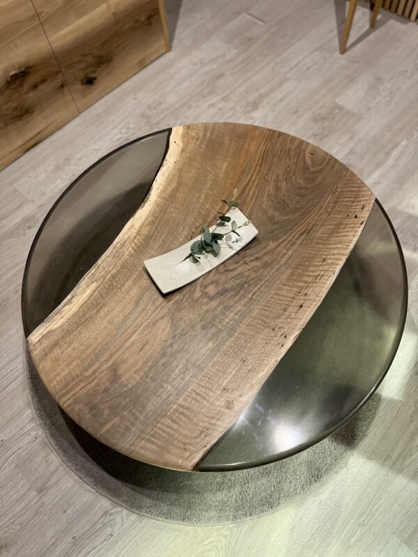 Round / Circular Epoxy Coffee Table - Image 3